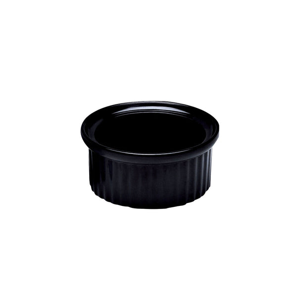 Utopia | Tableware | Black Ramekin 9.5 x 3.8cm 12cl (3 3/4 x 1 1/2" 4 1/4oz) | Bespoke77