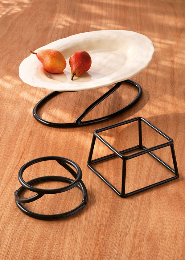 Utopia | Buffet | Rubber Pedestal Stand 17.8 x 15.2 x 10.2cm (7 x 6 x 4") | Bespoke77