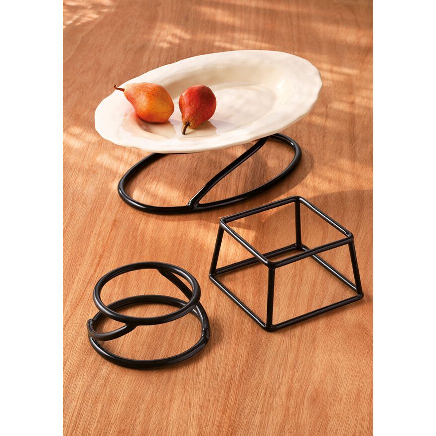 Utopia | Buffet | Rubber Pedestal Round Stand 15.25 x 17.8 x 7.6cm (6 x 7 x 3") | Bespoke77