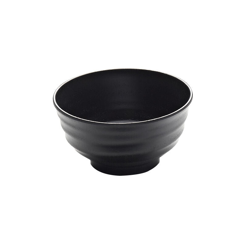 Utopia | Tableware | Zen Black Bowl 18 x 9.5cm 101cl (7 1/8 x 3 3/4" 35 1/2oz) | Bespoke77