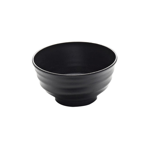 Utopia | Tableware | Zen Black Bowl 18 x 9.5cm 101cl (7 1/8 x 3 3/4" 35 1/2oz) | Bespoke77