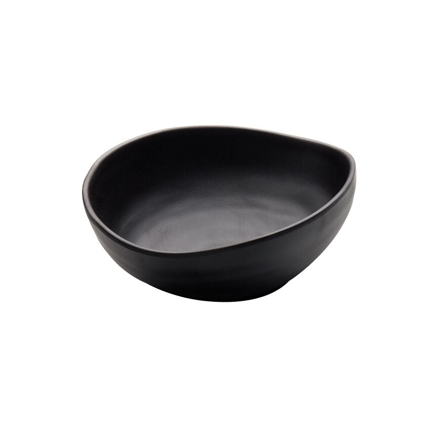 Utopia | Tableware | Zen Black Bowl 20 x 9cm 95cl (7 7/8 x 3 1/2" 33 1/3oz) | Bespoke77