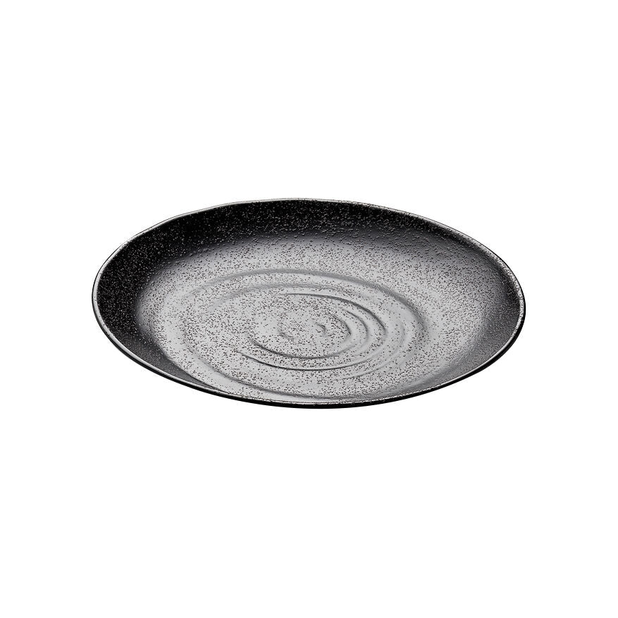 Utopia | Tableware | Zen Black Plate 25.7 x 3cm 120cl (10 1/8 x 1 1/8" 40oz) | Bespoke77