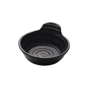 Utopia | Tableware | Zen Black Sauce Bowl 11.5 x 5.7cm 18cl (4 1/2 x 2 1/4" 6 1/4oz) | Bespoke77