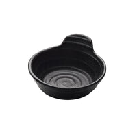 Utopia | Tableware | Zen Black Sauce Bowl 11.5 x 5.7cm 18cl (4 1/2 x 2 1/4" 6 1/4oz) | Bespoke77