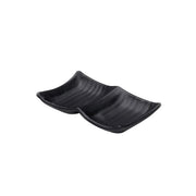 Utopia | Tableware | Zen Black 2 Compartment Tray 8.5 x 2.5cm (3 3/8 x 1") | Bespoke77