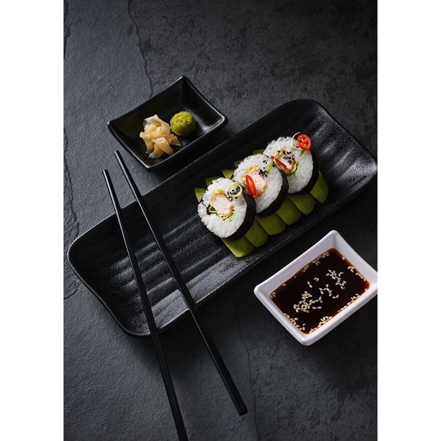 Utopia | Tableware | Zen Black Bowl 21 x 8cm 83cl (8 1/4 x 3 1/8" 29oz) | Bespoke77