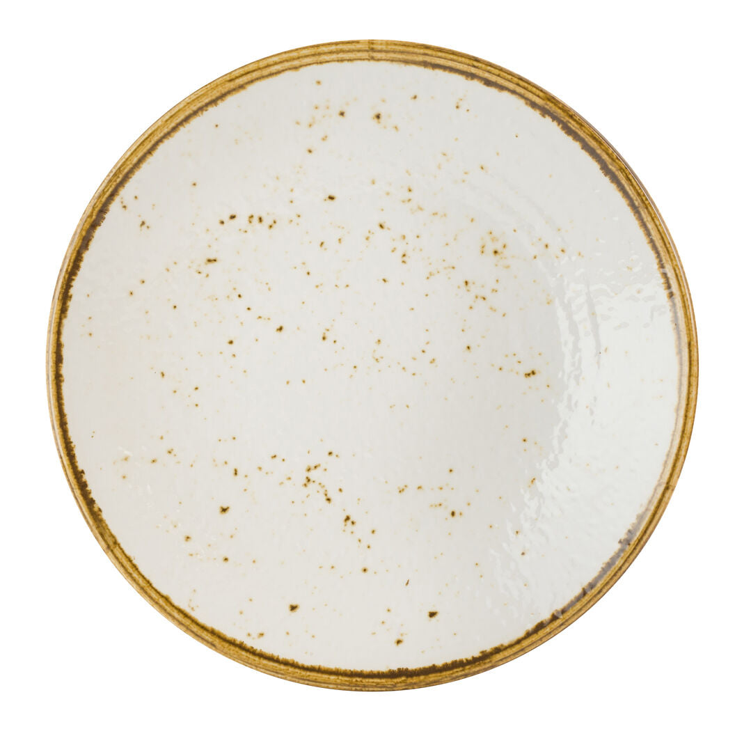 Utopia | Tableware | Craft White Coupe Plate 25.4cm (10") | Bespoke77