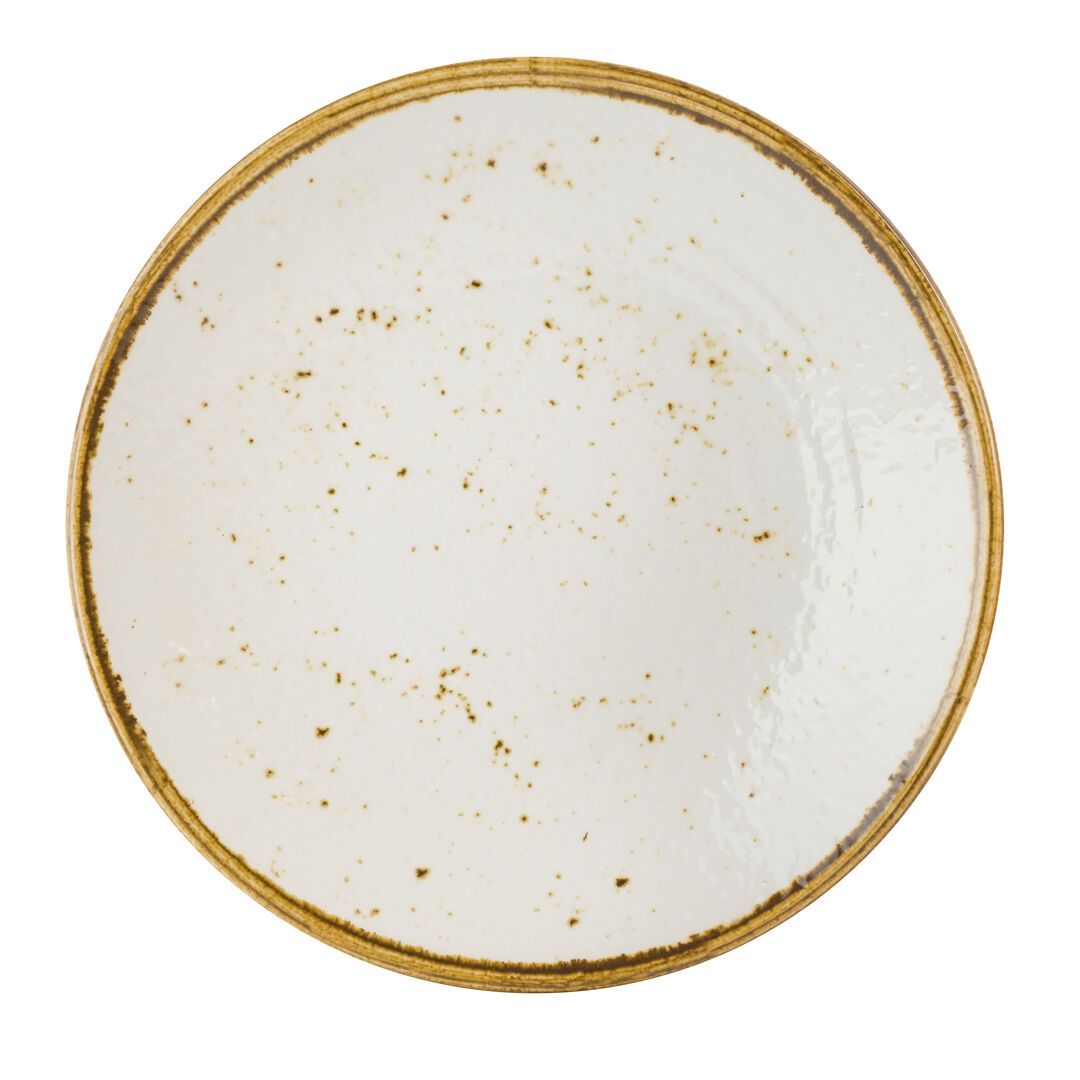 Utopia | Tableware | Craft White Coupe Plate 25.4cm (10") | Bespoke77