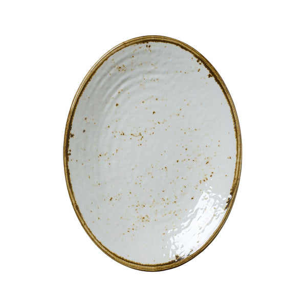 Utopia | Tableware | Craft White Oval Plate 26 x 19.7cm (10 1/4 7 3/4") | Bespoke77