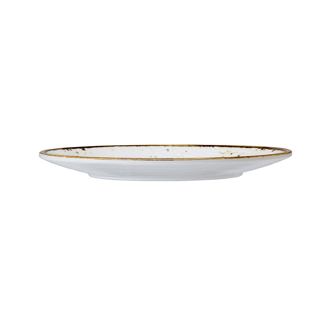 Utopia | Tableware | Craft White Oval Plate 26 x 19.7cm (10 1/4 7 3/4") | Bespoke77