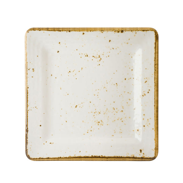 Utopia | Tableware | Craft White Square Plate 22.8cm (9") | Bespoke77
