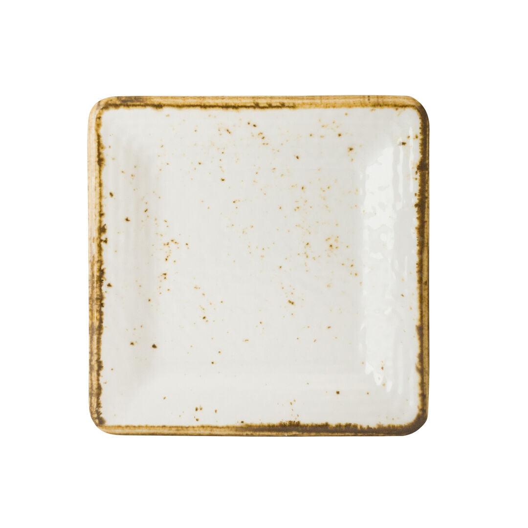 Utopia | Tableware | Craft White Square Plate 12.7cm (5") | Bespoke77