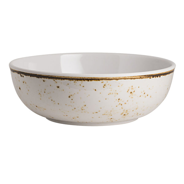 Utopia | Buffet | Craft White Small Round Bowl 22.9 x 7.6cm 2.1ltr (9 x 3" 2 1/4qts) | Bespoke77