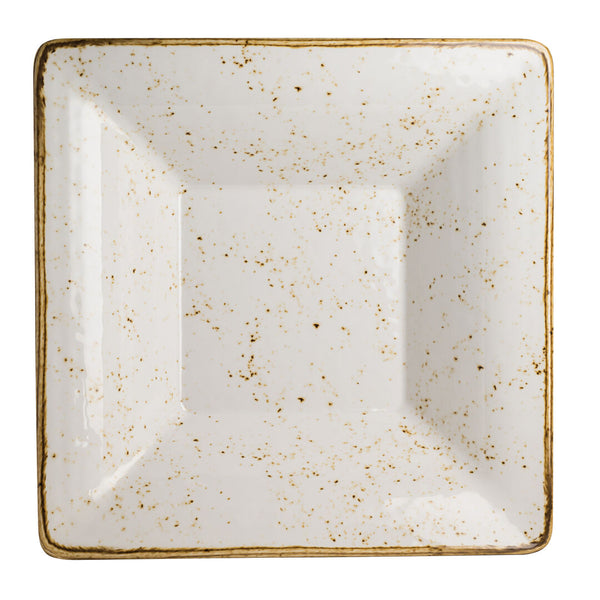 Utopia | Buffet | Craft White Square Pebble Bowl 38.1 x 8.3cm 4.7ltr (15 x 3 1/4" 5qts) | Bespoke77
