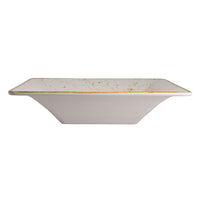 Utopia | Buffet | Craft White Square Pebble Bowl 38.1 x 8.3cm 4.7ltr (15 x 3 1/4" 5qts) | Bespoke77