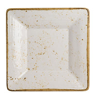 Utopia | Buffet | Craft White Square Pebble Bowl 25.4 x 3.8cm 0.9ltr (10 x 1 1/2" 1qts) | Bespoke77
