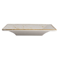 Utopia | Buffet | Craft White Square Pebble Bowl 25.4 x 3.8cm 0.9ltr (10 x 1 1/2" 1qts) | Bespoke77