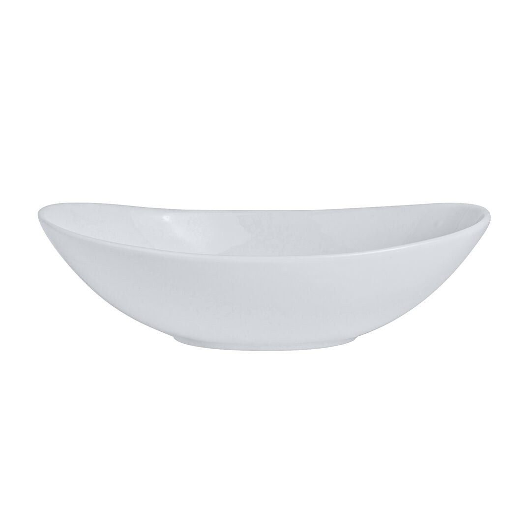 Utopia | Tableware | Cafe Porcelain Oval Bowl 10.25 x 6.3cm 6cl (4 x 2 1/2" 2oz) | Bespoke77