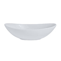 Utopia | Tableware | Cafe Porcelain Oval Bowl 10.25 x 6.3cm 6cl (4 x 2 1/2" 2oz) | Bespoke77