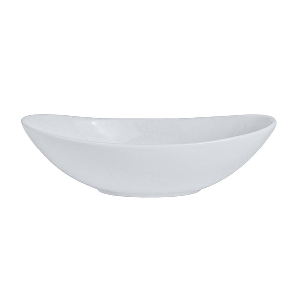 Utopia | Tableware | Cafe Porcelain Oval Bowl 10.25 x 6.3cm 6cl (4 x 2 1/2" 2oz) | Bespoke77