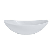 Utopia | Tableware | Cafe Porcelain Oval Bowl 15.25 x 9.5cm 17.7cl (6 x 3 3/4" 6 1/4oz) | Bespoke77