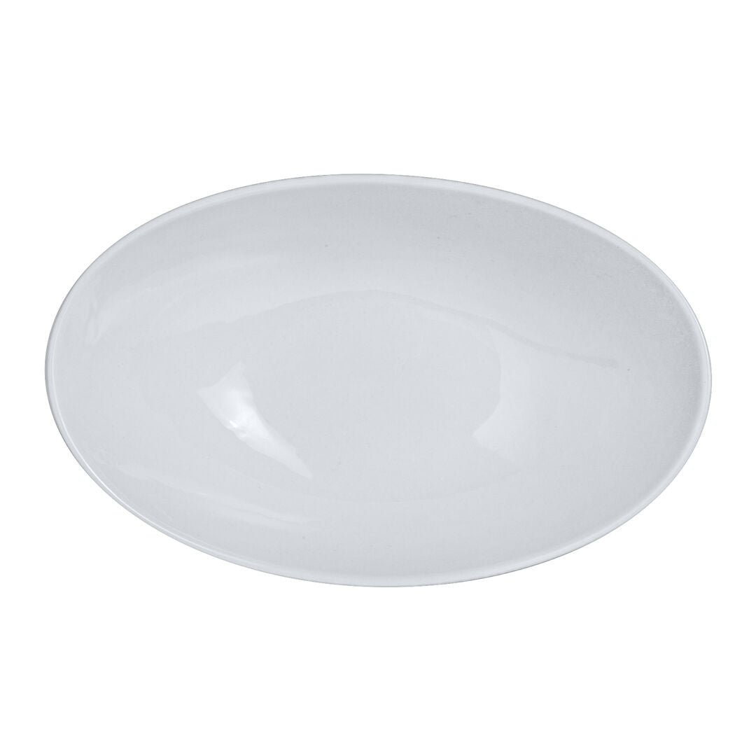 Utopia | Tableware | Cafe Porcelain Oval Bowl 15.25 x 9.5cm 17.7cl (6 x 3 3/4" 6 1/4oz) | Bespoke77