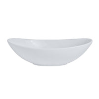 Utopia | Tableware | Cafe Porcelain Oval Bowl 20 x 12.7cm 45.5cl (7 7/8 x 5" 16oz) | Bespoke77
