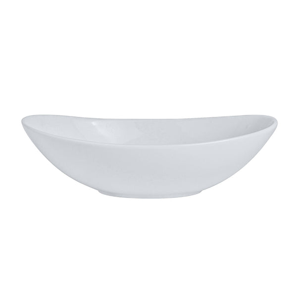 Utopia | Tableware | Cafe Porcelain Oval Bowl 20 x 12.7cm 45.5cl (7 7/8 x 5" 16oz) | Bespoke77