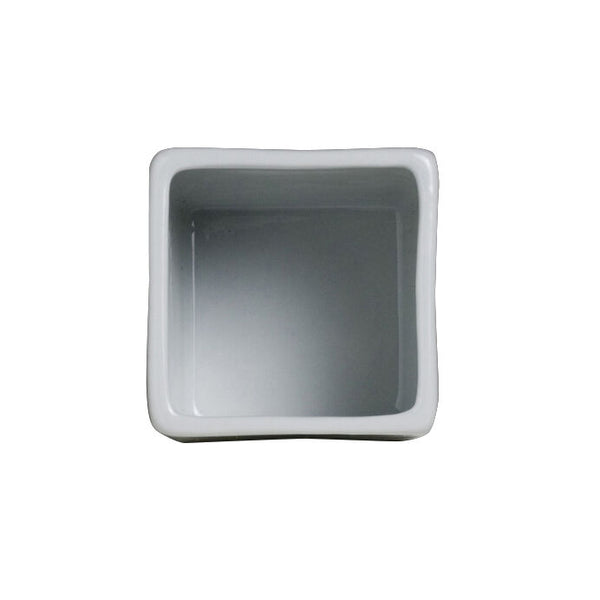 Utopia | Tableware | Cafe Porcelain Square Deep Ramekin 5.4cm 6cl (2 1/8" 2oz) | Bespoke77