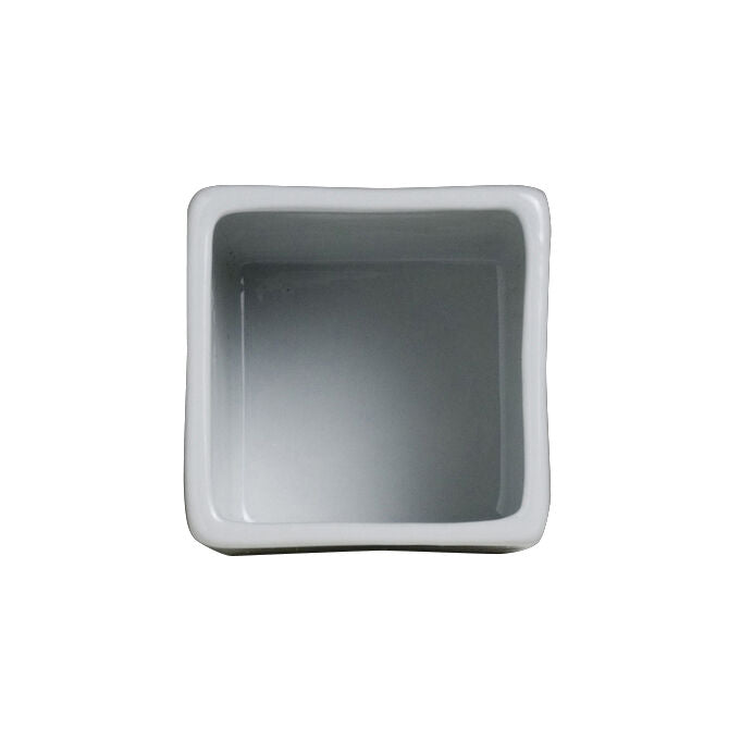 Utopia | Tableware | Cafe Porcelain Square Deep Ramekin 4cm 2.85cl (1 1/2" 1oz) | Bespoke77