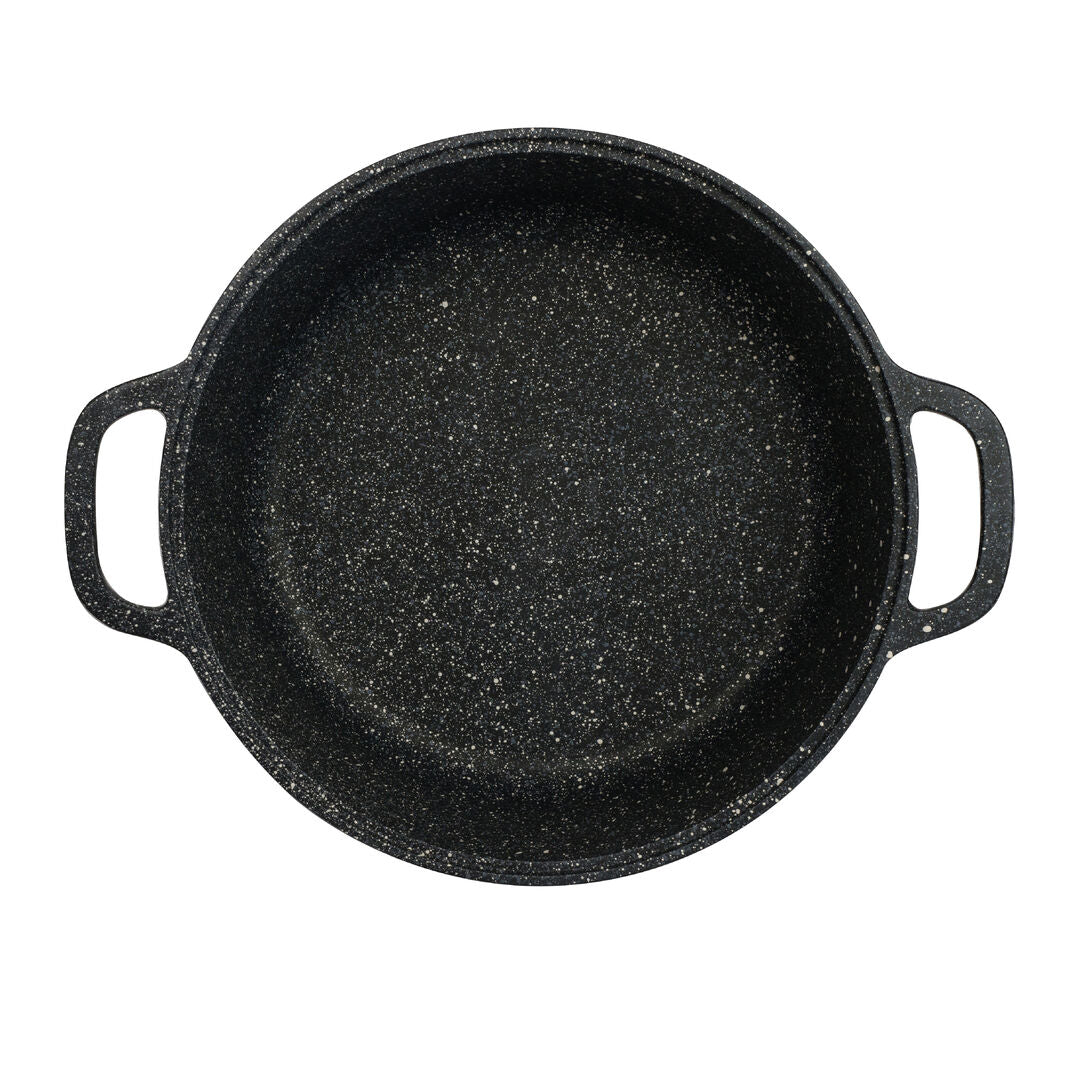 Black Induction Buffet Pot & Lid 37.5 x 28 x 11.4cm 561.cl (14 3/4 x 11 3/4 x 4 1/2" 190oz)