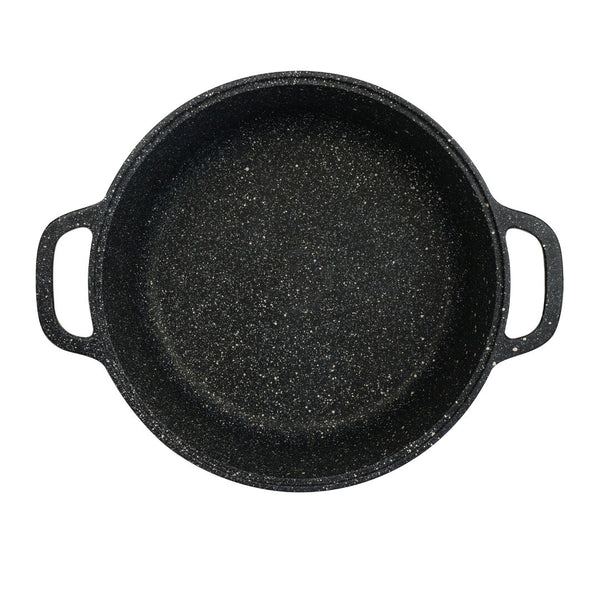 Black Induction Buffet Pot & Lid 37.5 x 28 x 11.4cm 561.cl (14 3/4 x 11 3/4 x 4 1/2" 190oz)