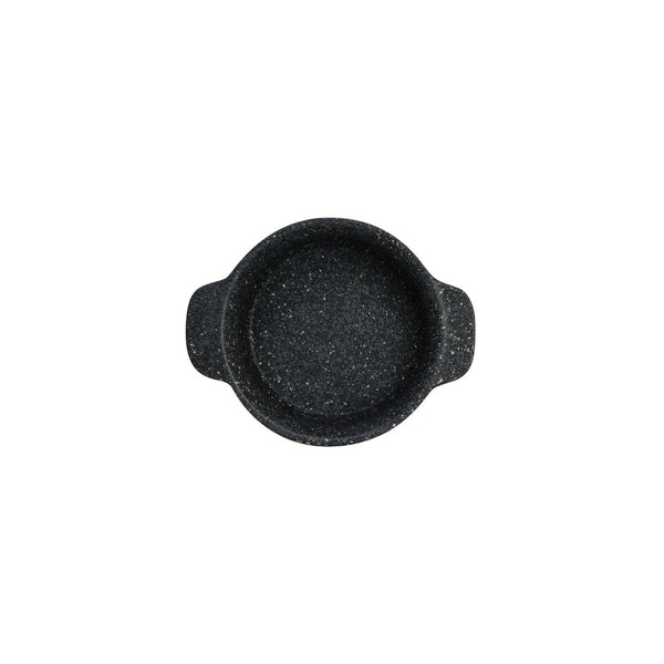 Utopia | Buffet | Black Round Mini Crock 14.6 x 11.4 x 4.5cm 32.5cl (5 3/4 x 4 1/2 x 1 3/4" 11oz) | Bespoke77