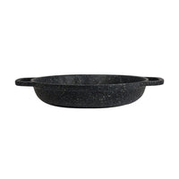 Utopia | Buffet | Black Oval Handled Casserole 32.4 x 22.9 x 5.4cm 165.6cl (12 3/4 x 9 x 2 1/8" 56oz) | Bespoke77