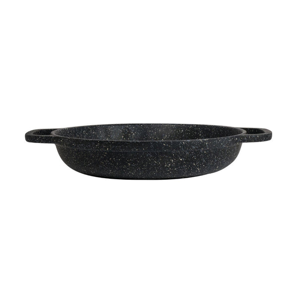 Utopia | Buffet | Black Oval Handled Casserole 32.4 x 22.9 x 5.4cm 165.6cl (12 3/4 x 9 x 2 1/8" 56oz) | Bespoke77