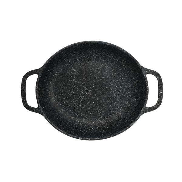 Utopia | Buffet | Black Oval Handled Casserole 26.7 x 18.7 x 4.5cm 85.8cl (10 1/2 x 7 3/8 x 1 3/4" 29oz) | Bespoke77