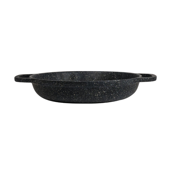 Utopia | Buffet | Black Oval Handled Casserole 26.7 x 18.7 x 4.5cm 85.8cl (10 1/2 x 7 3/8 x 1 3/4" 29oz) | Bespoke77