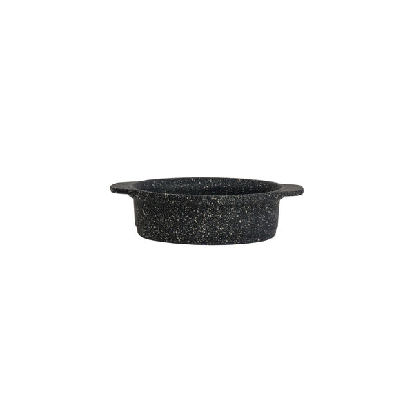 Utopia | Buffet | Black Oval Mini Crock 17.8 x 12 x 4.5cm 43.6cl (7 x 4 3/4 x 1 3/4" 14 3/4oz) | Bespoke77