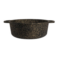 Bronze Induction Buffet Pot & Lid 37.5 x 28 x 11.4cm 561.cl (14 3/4 x 11 3/4 x 4 1/2" 190oz)