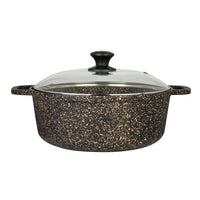 Bronze Induction Buffet Pot & Lid 37.5 x 28 x 11.4cm 561.cl (14 3/4 x 11 3/4 x 4 1/2" 190oz)