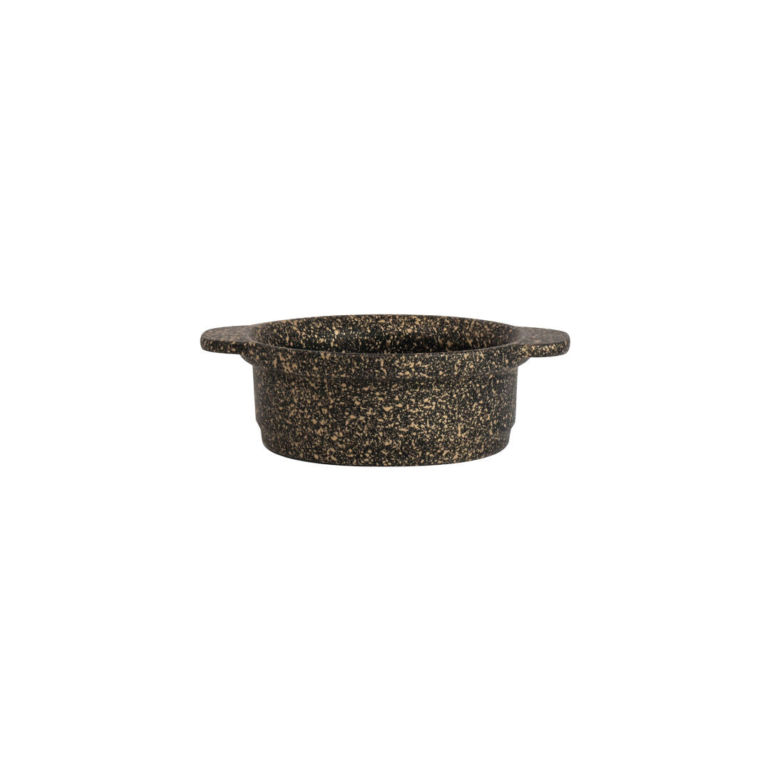 Utopia | Buffet | Bronze Round Mini Crock 14.6 x 11.4 x 4.5cm 32.5cl (5 3/4 x 4 1/2 x 1 3/4" 11oz) | Bespoke77