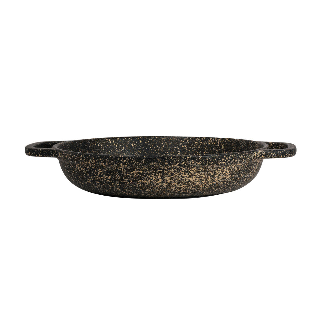 Utopia | Buffet | Bronze Oval Handled Casserole 26.7 x 18.7 x 4.5cm 85.8cl (10 1/2 x 7 3/8 x 1 3/4" 29oz) | Bespoke77