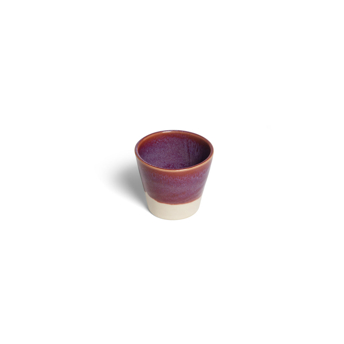 Californian Purple Shoreline Stoneware Chip Pot 9.5cm Dia x 9cm H - 350ml/11.8oz