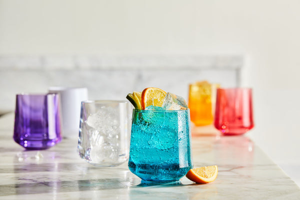 Utopia | Drinkware | Summit Blue Summit Stemless Wine 34cl (12.5oz) | Bespoke77