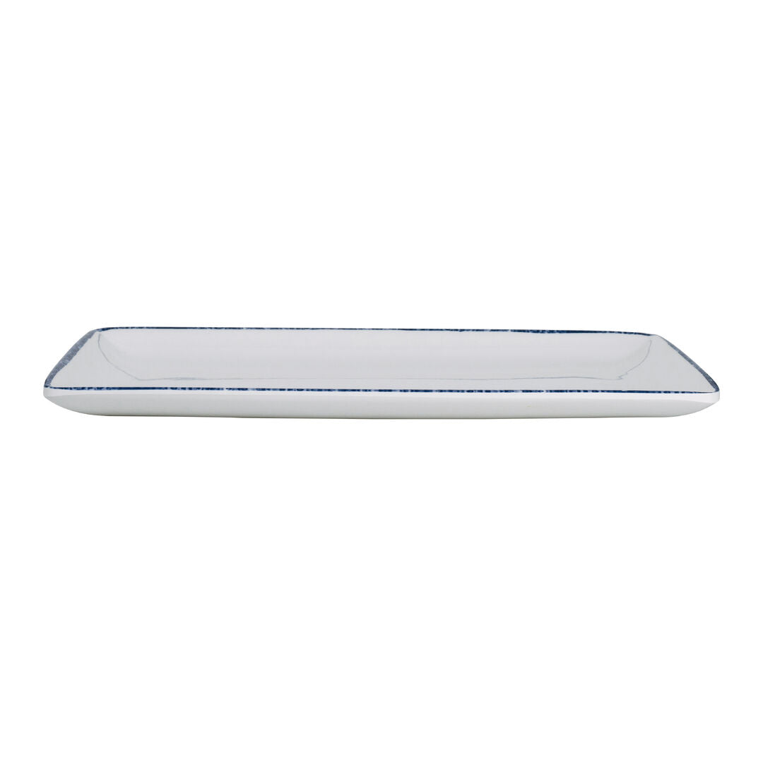 Utopia | Tableware | Blue Dapple Rectangle 30.5 x 19.1cm (12 x 7 1/2") | Bespoke77
