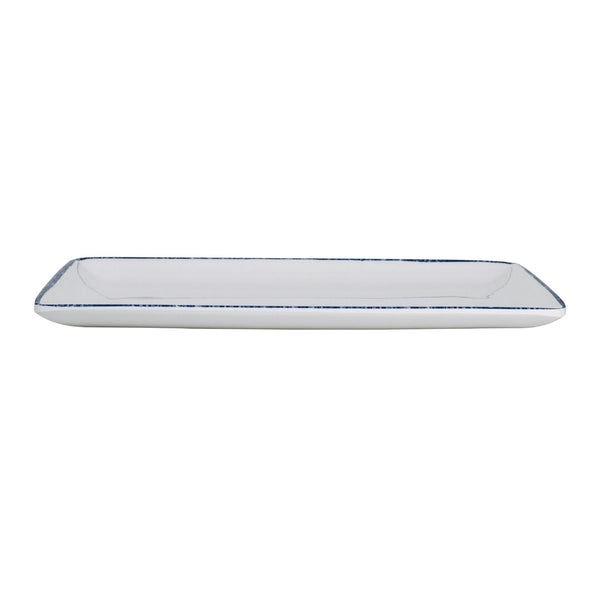 Utopia | Tableware | Blue Dapple Rectangle 30.5 x 19.1cm (12 x 7 1/2") | Bespoke77