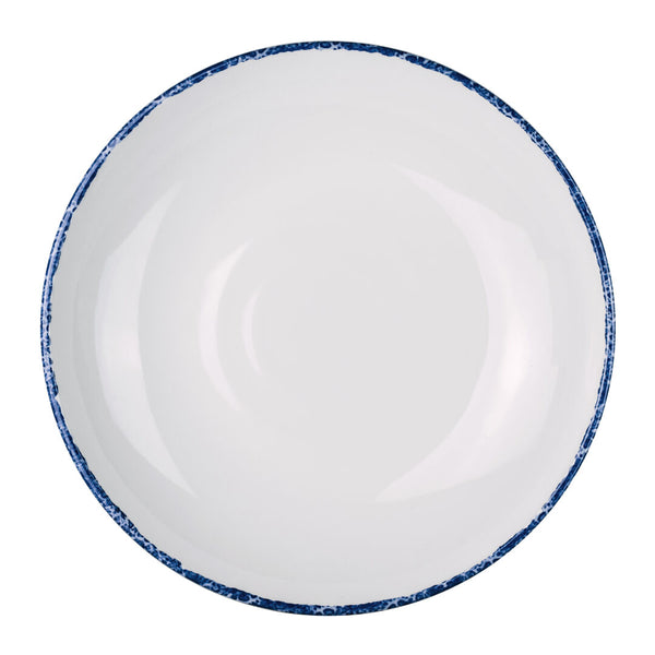 Utopia | Tableware | Blue Dapple Coupe Bowl 25.4cm 112.4cl (10" 38oz) | Bespoke77