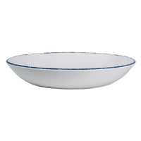 Utopia | Tableware | Blue Dapple Coupe Bowl 21.6cm 79.8cl (8 1/2" 27oz) | Bespoke77