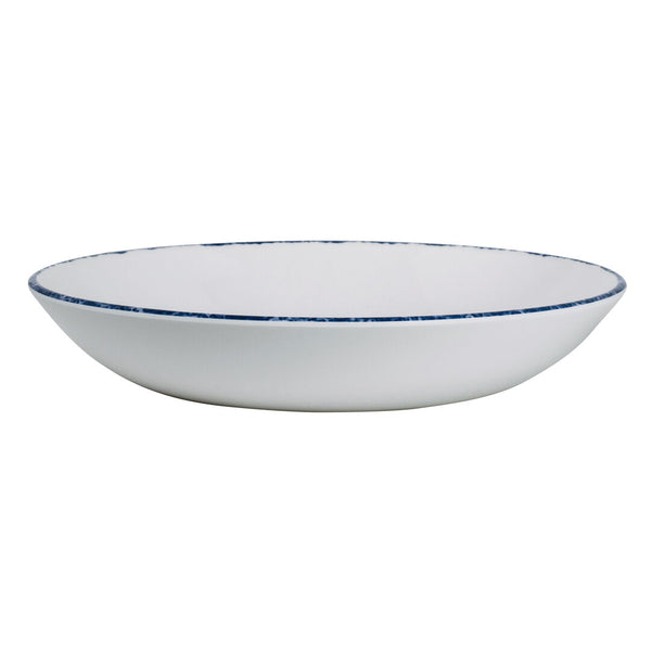 Utopia | Tableware | Blue Dapple Coupe Bowl 21.6cm 79.8cl (8 1/2" 27oz) | Bespoke77